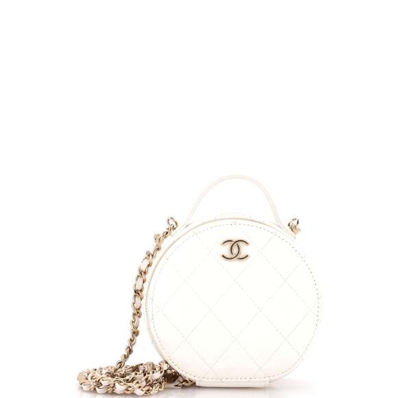 Chanel Tops - Chanel Handle With Care Round Vanity #246402C43B